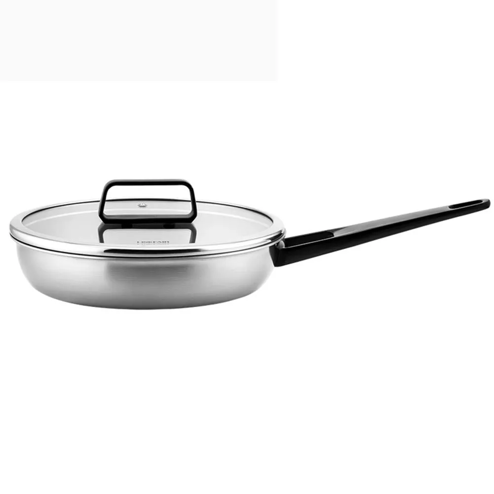 24cm Pure Titanium Non-Stick Wok – Healthy, Scratch-Resistant, Lightweight, Corrosion-Resistant Cookware