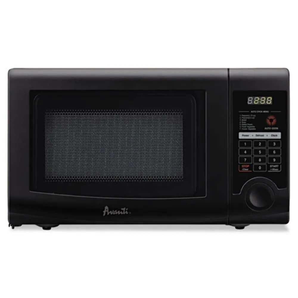 Avanti 0.7 Cubic Foot Microwave with Electronic Control, 700W Power, Black Finish