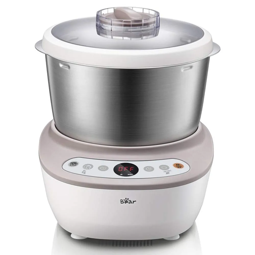 Bear HMJ-A50B1 Dough Maker, 4.5Qt Stainless Steel, Microcomputer Timing, Ferment Function