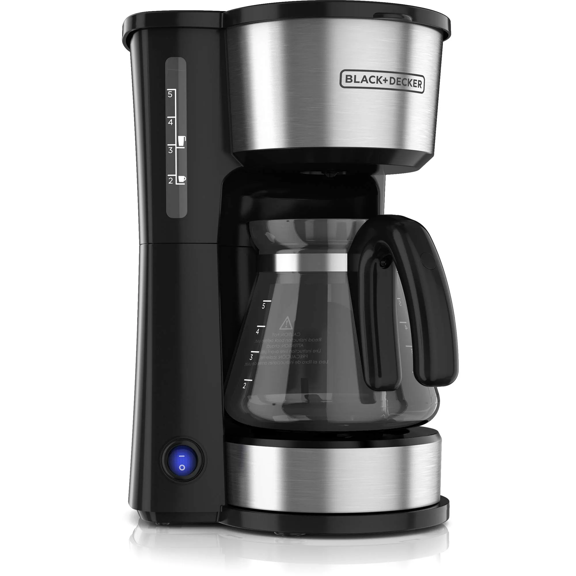 BLACK+DECKER CM0755S-CL 4-in-1 Coffee Maker, 5 Cup, 220V, Versatile Brewing Options