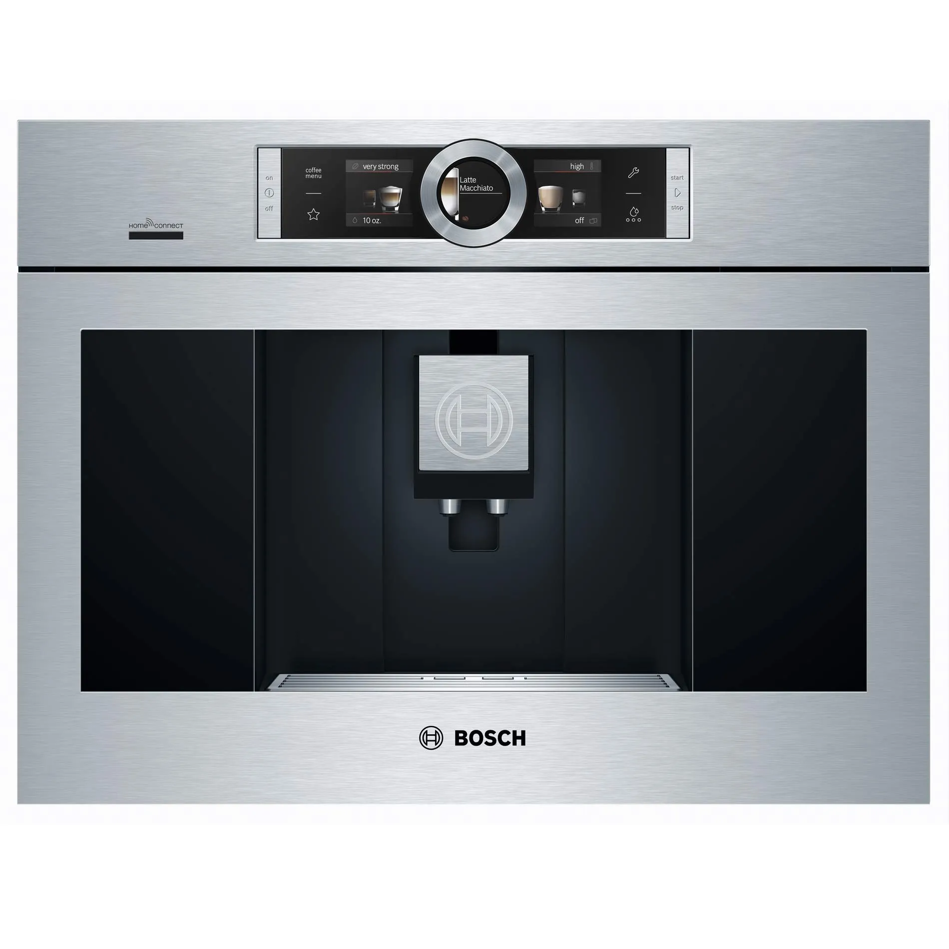 Bosch BCM8450UC 24' Built-In Automatic Coffee Machine with Home Connect, Stainless Steel