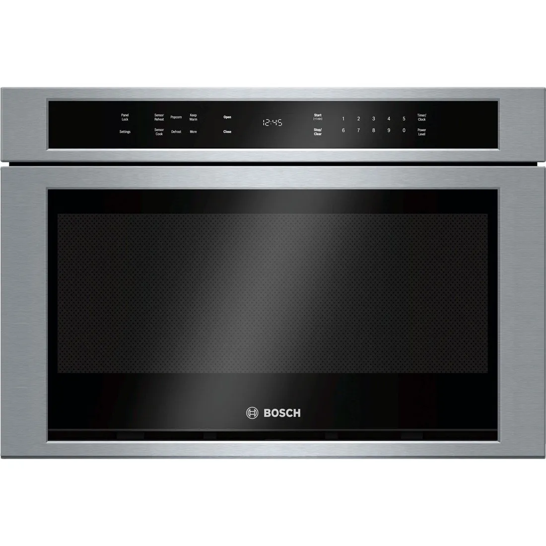 Bosch HMD8451UC 800W Over-the-Range 24' Stainless Steel Microwave Drawer with LCD Display