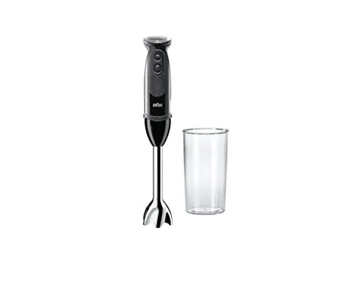 Braun MQ5000 Hand Blender Multiquick Vario - 21 Speeds, TurboBoost, Splash Control, Black