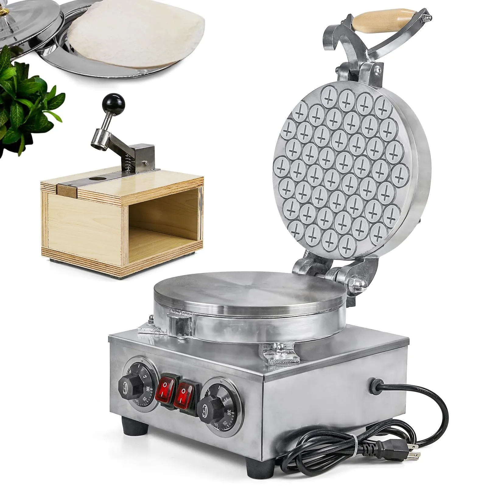 Bread Maker with Communion Bread Cutter & Waffle Maker - Multi-Function Home Appliance