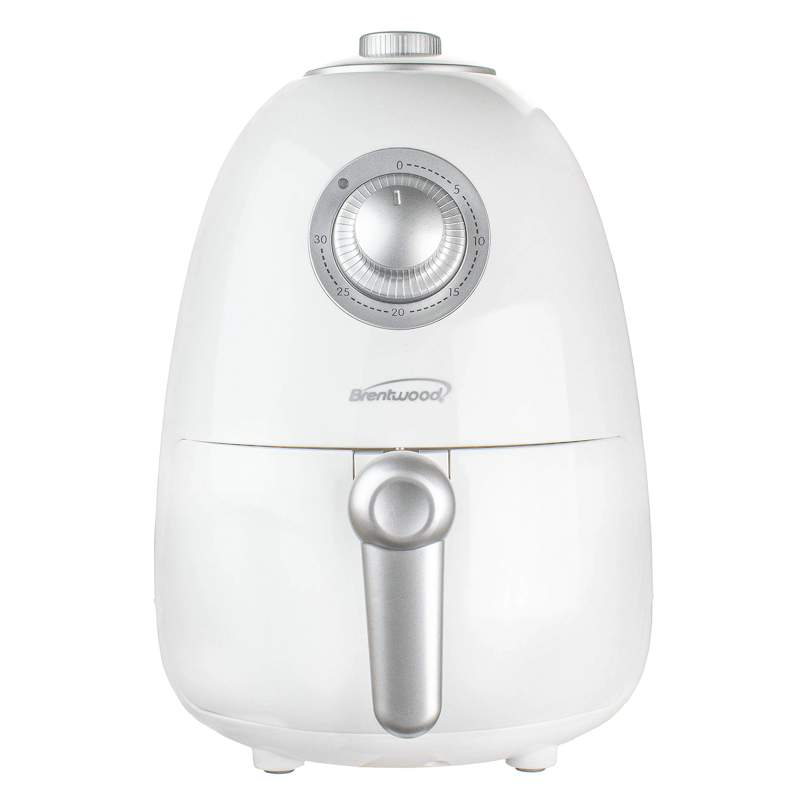 Brentwood 2-Quart Electric Air Fryer with Timer & Temperature Control - White, 800 Watts