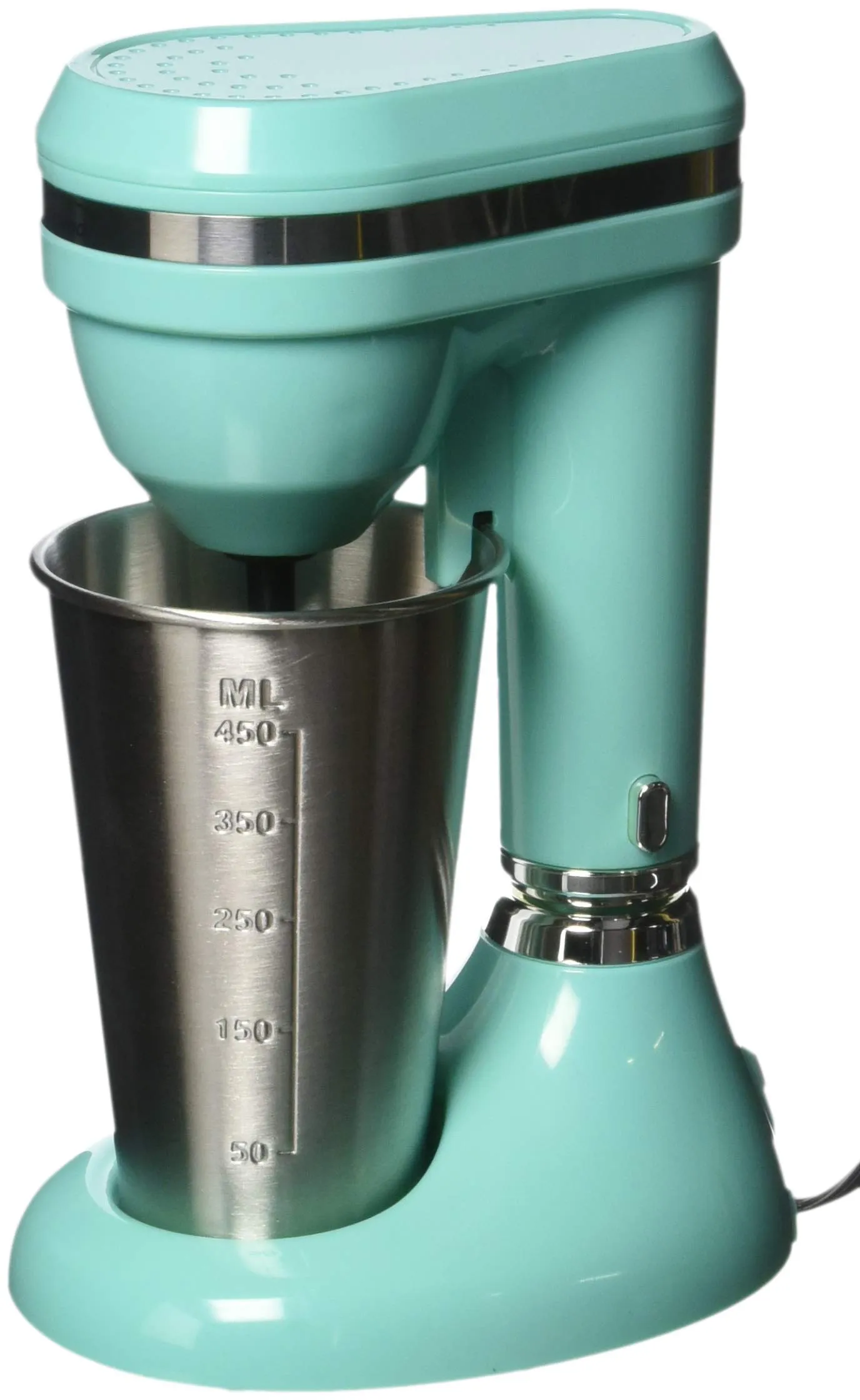 Brentwood Classic Milkshake Maker 15 oz Turquoise - Durable Stainless Steel, Fast Mixing