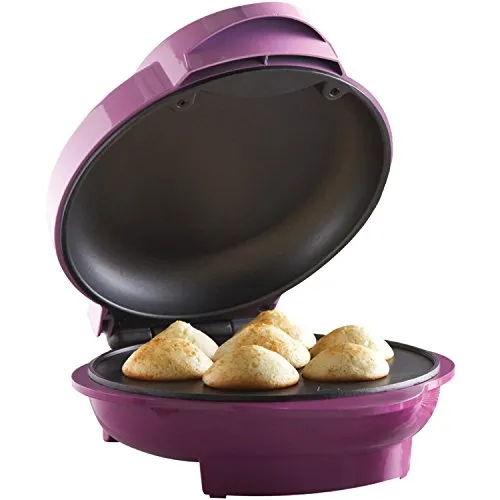 Brentwood Mini Cupcake Maker, Non-Stick, 7 Cup Capacity, Pink, 750W, Includes Recipes