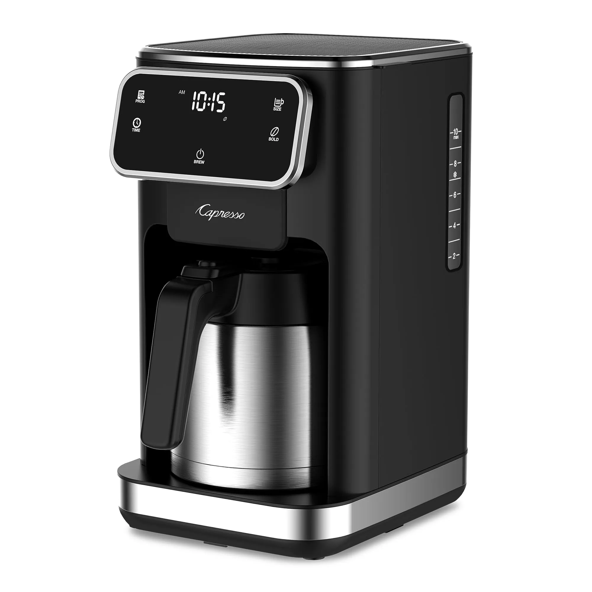 Capresso 10-Cup Touchscreen Coffee Maker with Stainless Steel Thermal Carafe