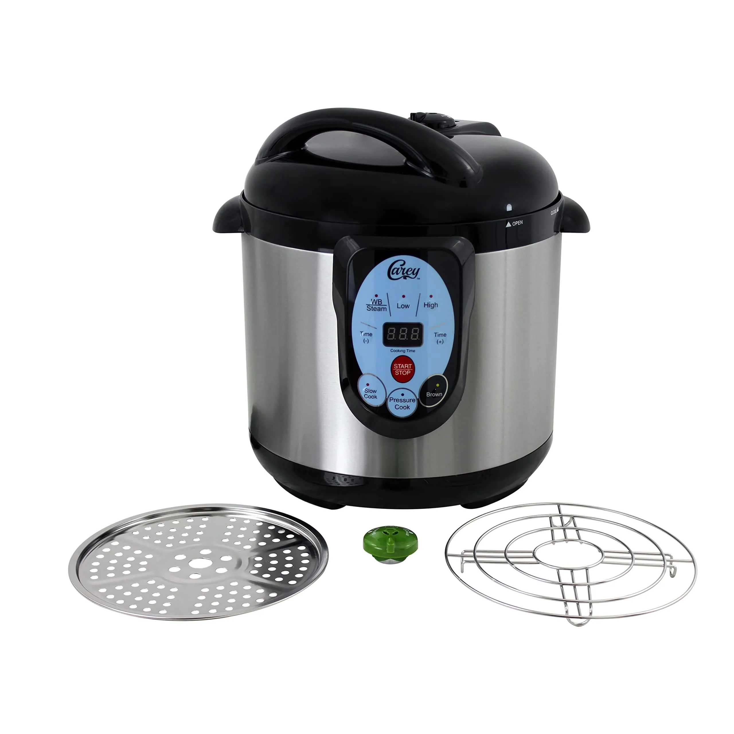 CAREY DPC-9SS Smart Electric Pressure Cooker, 9.5 Qt Stainless Steel, Multi-Functional Canner