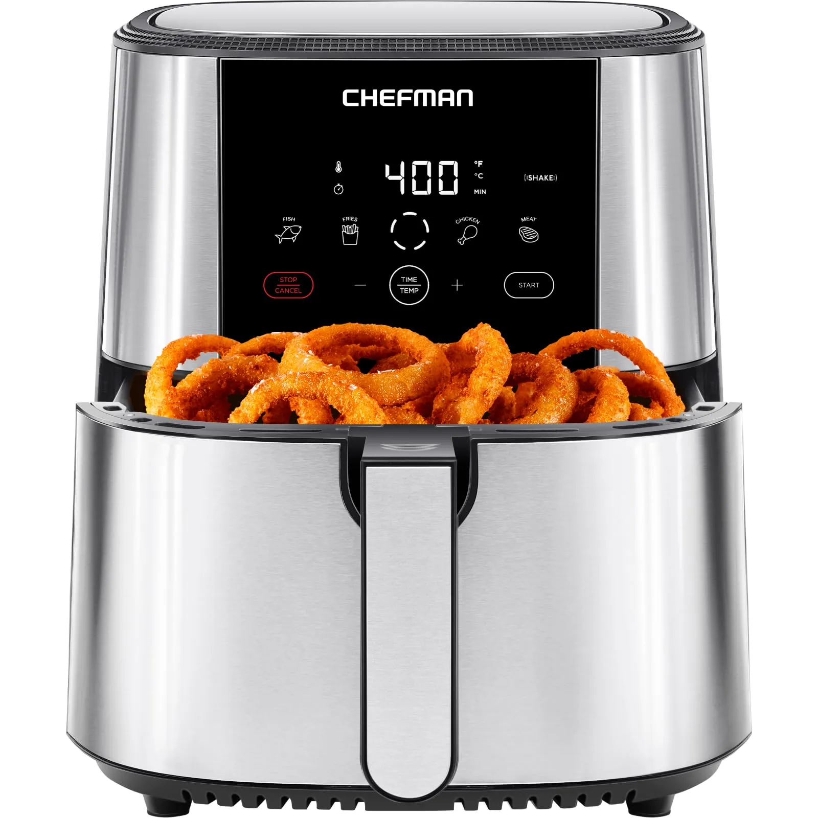 Chefman TurboFry Touch Air Fryer, XL 8-Qt, One-Touch Digital Controls, Healthy Cooking, Nonstick