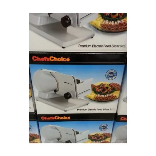 Chef's Choice Electric Food Slicer - Versatile 7-Inch Stainless Steel Blade, Adjustable Thickness