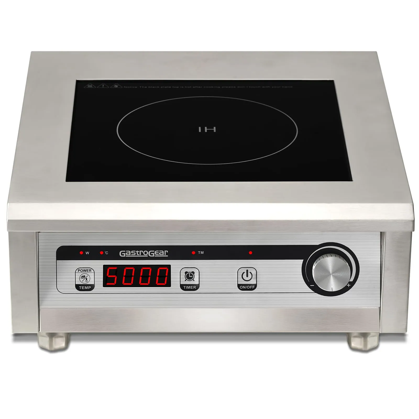 Commercial Induction Cooktop 5000W/220V for Kitchen Restaurant Hotel - Energy-Saving & Durable