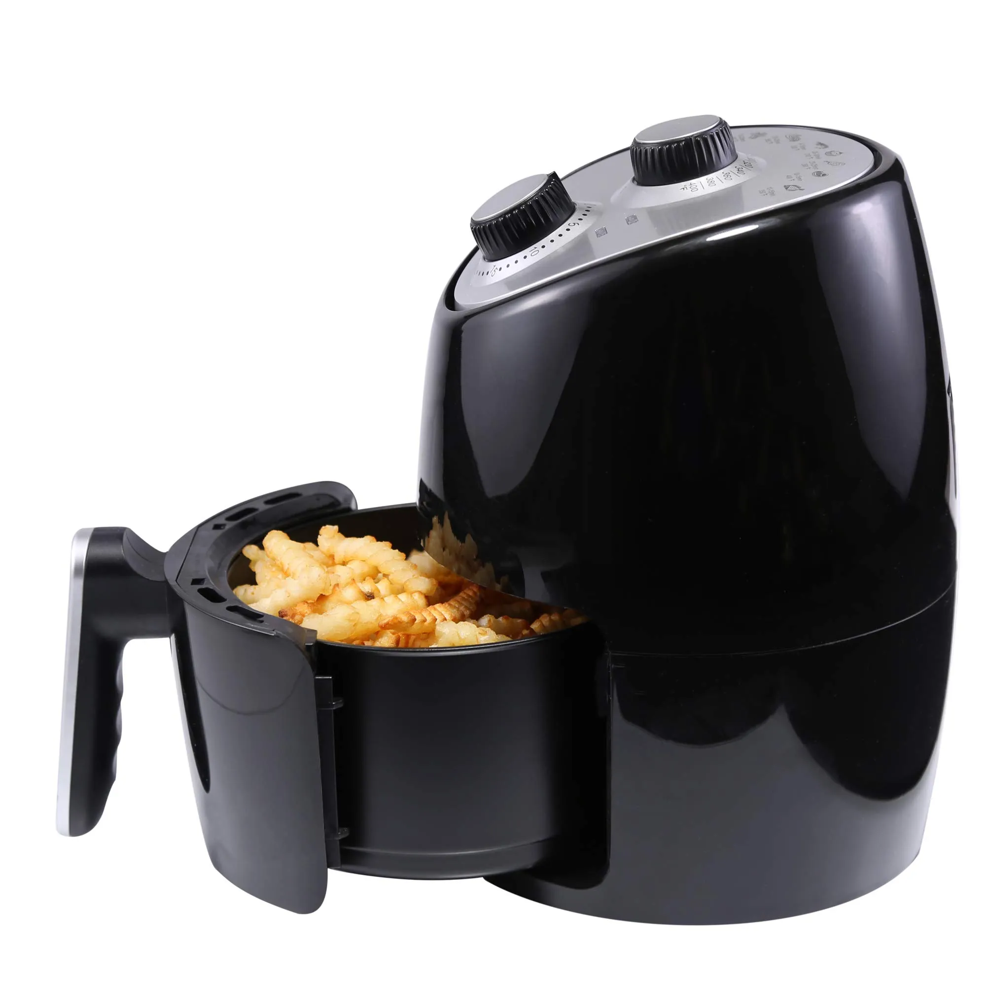 Continental Electric CE-DF309 Air Fryer 2.0L - Black, Professional Quality, Adjustable Temp Control