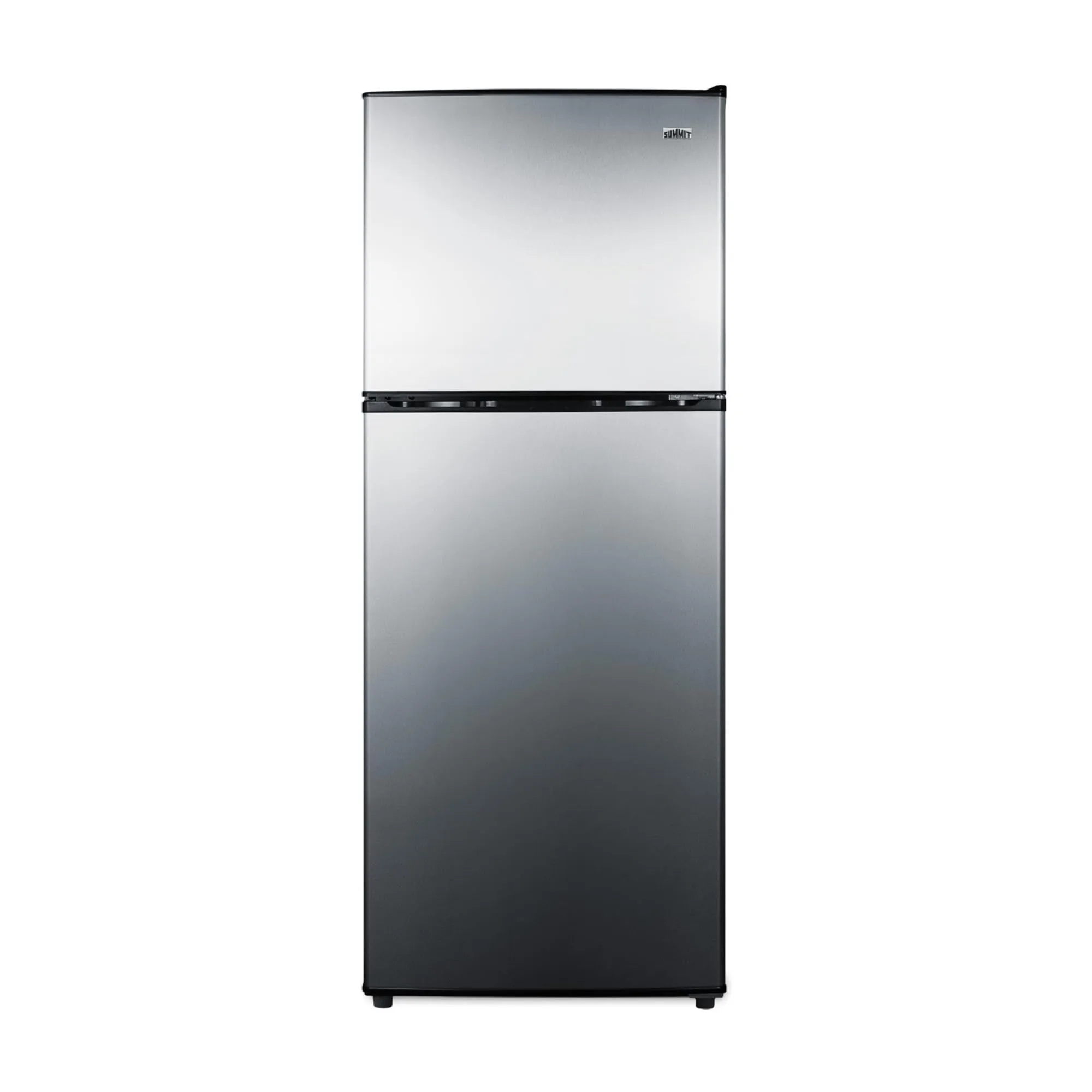 CP972SS 22' Wide Refrigerator-Freezer, Stainless Steel & Black, 7.1 Cu.Ft., Adjustable Shelves