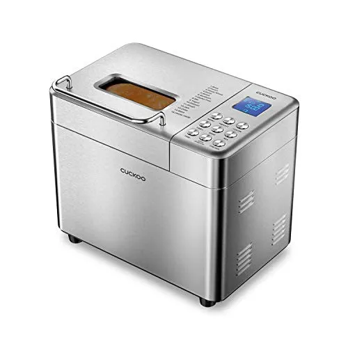 CUCKOO CBM-AAB101S 2 lb Multi-Functional Bread Maker with 17 Menu Options & Accessories