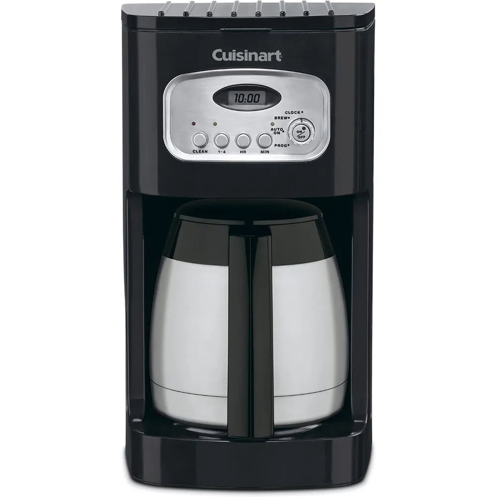 Cuisinart 10-Cup Programmable Coffeemaker - Black, Fully Automatic with Thermal Carafe