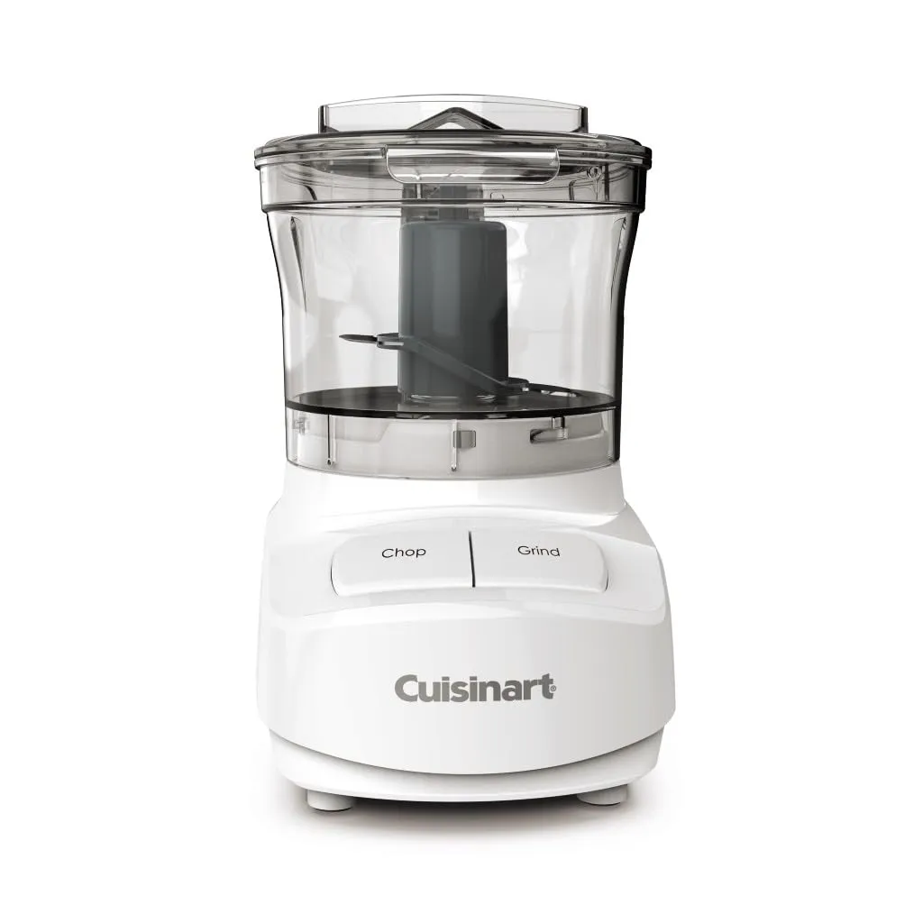 Cuisinart 3-Cup Mini Chopper in White - SmartPower Blade, Dishwasher-Safe, Exclusive BladeLock System