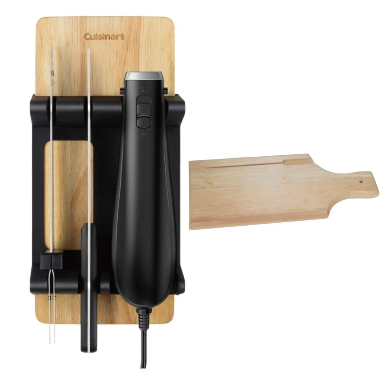 Cuisinart CEK-41 Electric Knife Set, Black with Wooden Cutting Board, Ergonomic & Ultra-Sharp