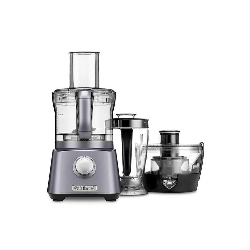 Cuisinart CFP-800 Kitchen Central Blender, Juicer, Food Processor - Gunmetal, 350-Watt Power