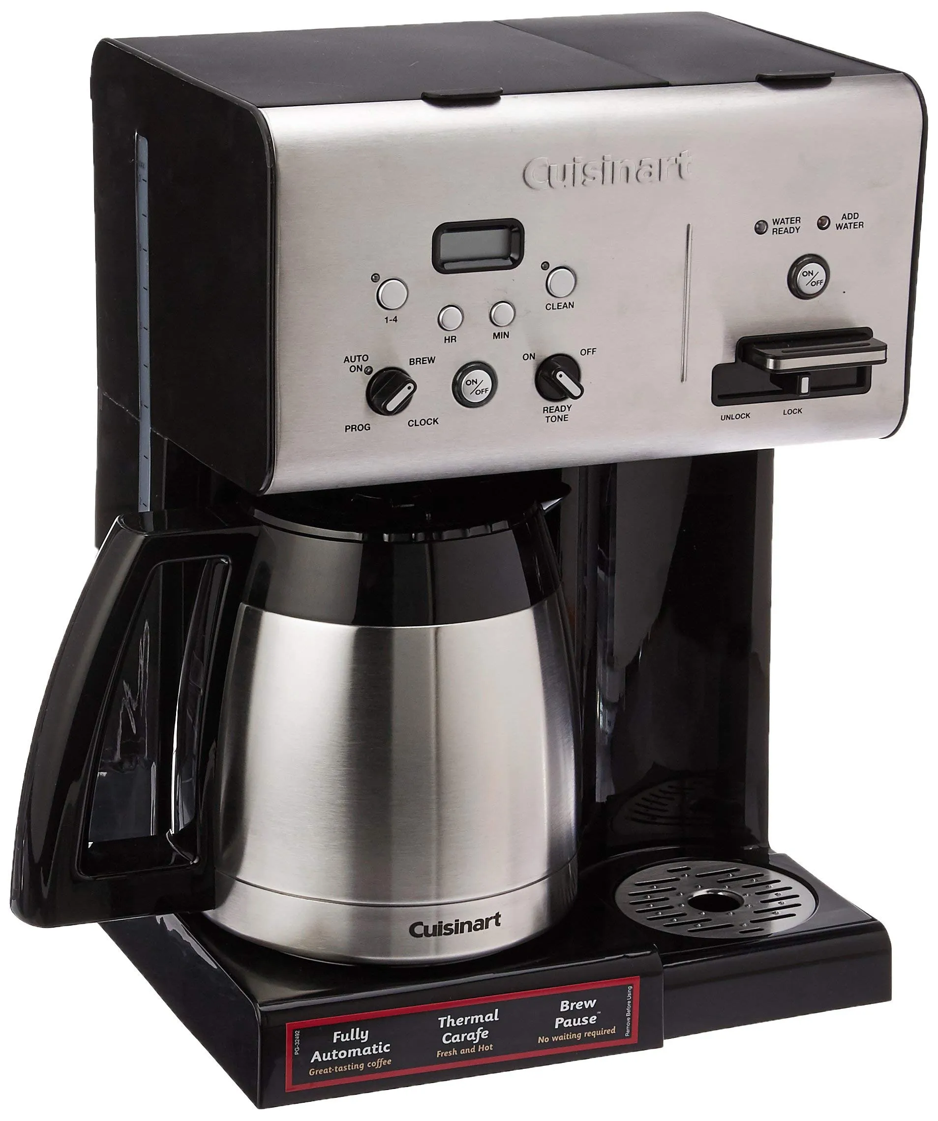 Cuisinart CHW-14 Coffee Plus 10-Cup Thermal Coffeemaker & Hot Water System, Black (Renewed)