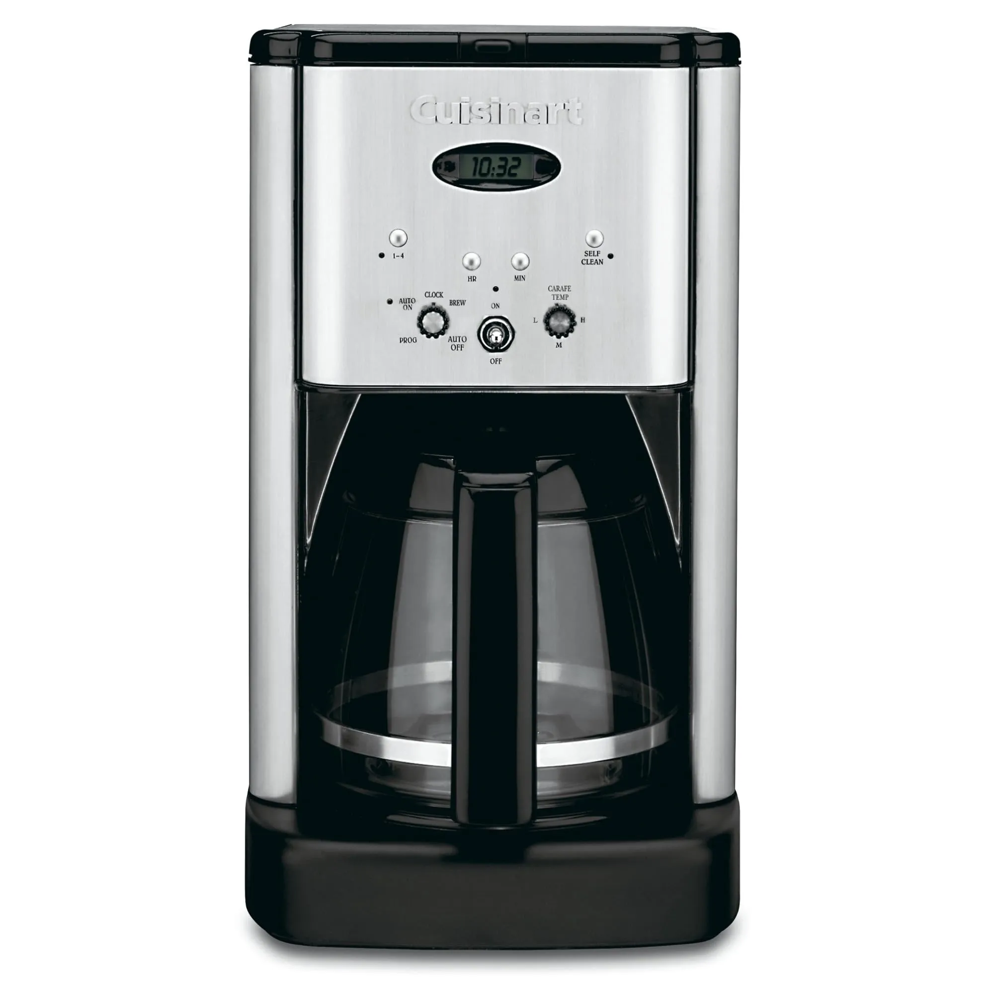 Cuisinart DCC-1200 Brew Central 12-Cup Programmable Coffee Maker in Silver with Timer Feature