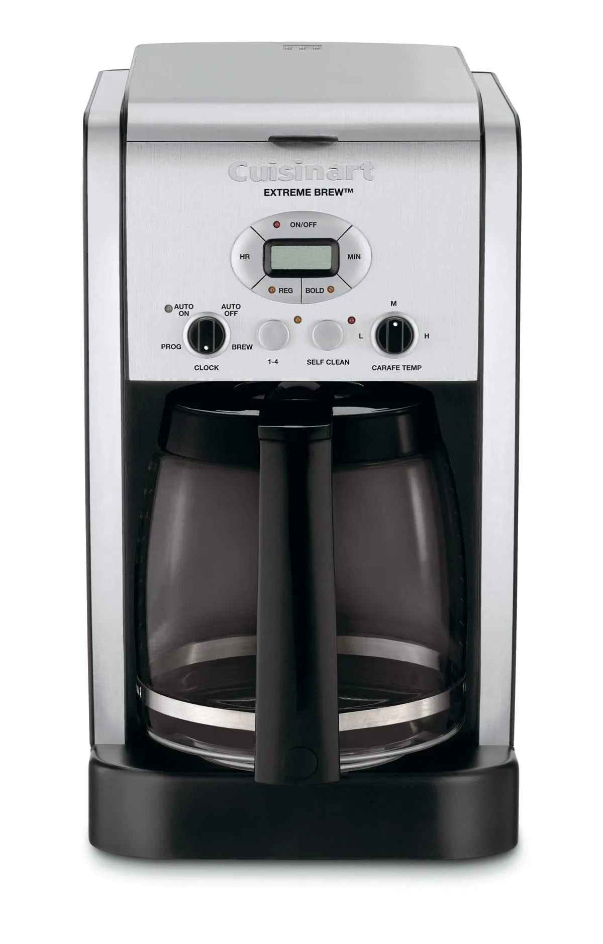 Cuisinart DCC-2650P1 Extreme Brew 12-Cup Programmable Coffeemaker - Black/Stainless Steel