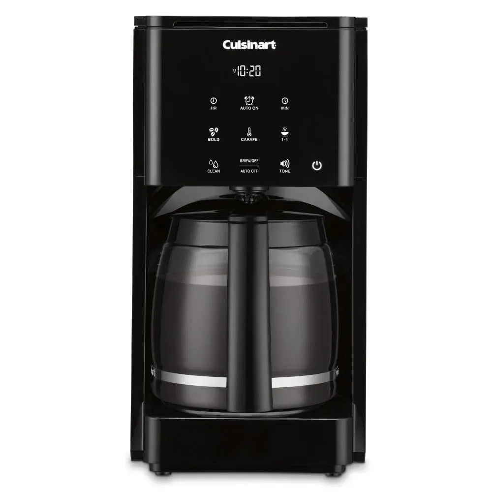 Cuisinart DCC-T20 14-Cup Programmable Coffeemaker Touchscreen Black - Customizable Brewing & Large Capacity