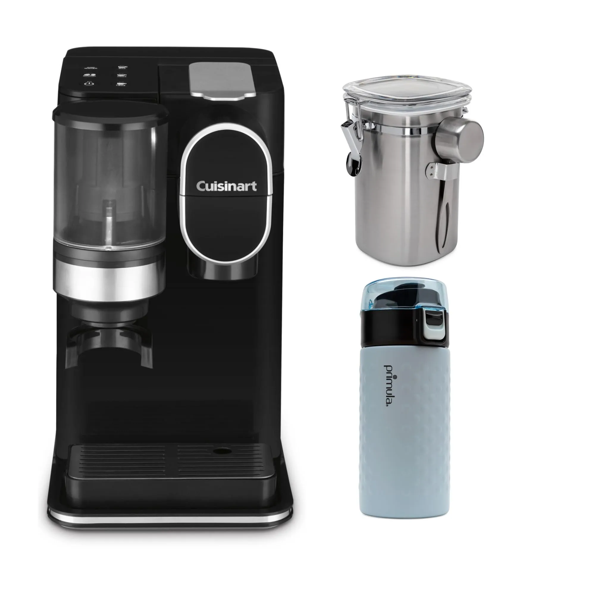 Cuisinart DGB-2 Single-Serve Grind & Brew Coffeemaker Bundle with Canister & Tumbler