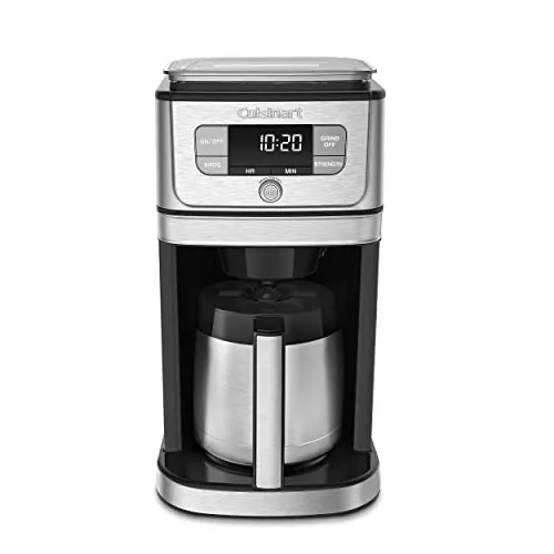 Cuisinart DGB-850 Burr Grind & Brew 10-Cup Coffeemaker - Black/Stainless Steel with Thermal Carafe