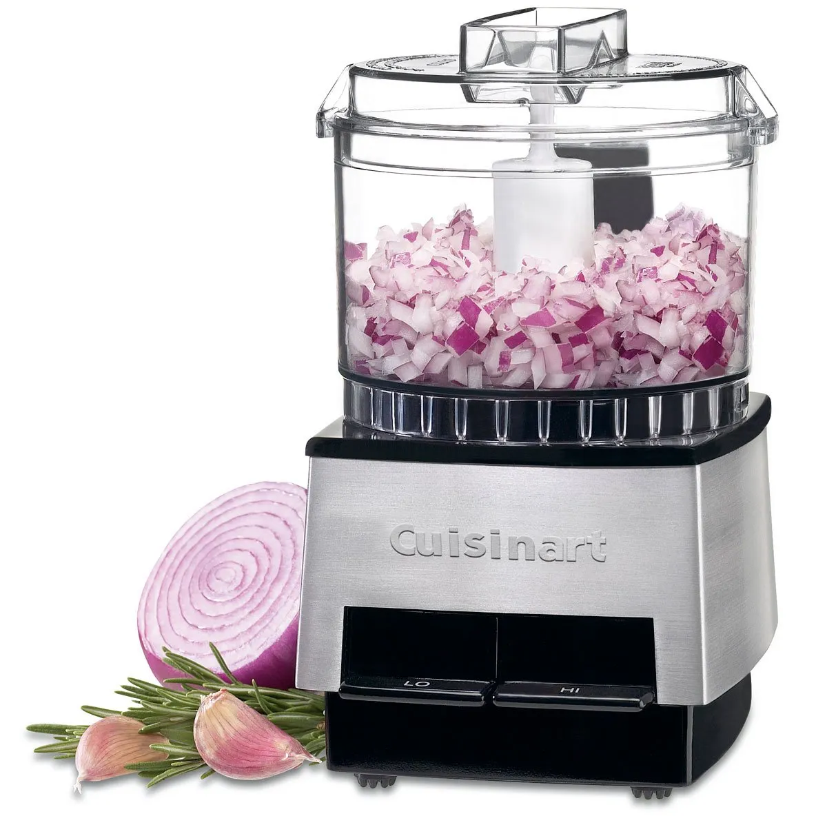 Cuisinart DLC-1SS Mini-Prep Processor 21-Ounce Brushed Stainless Steel - Compact & Powerful