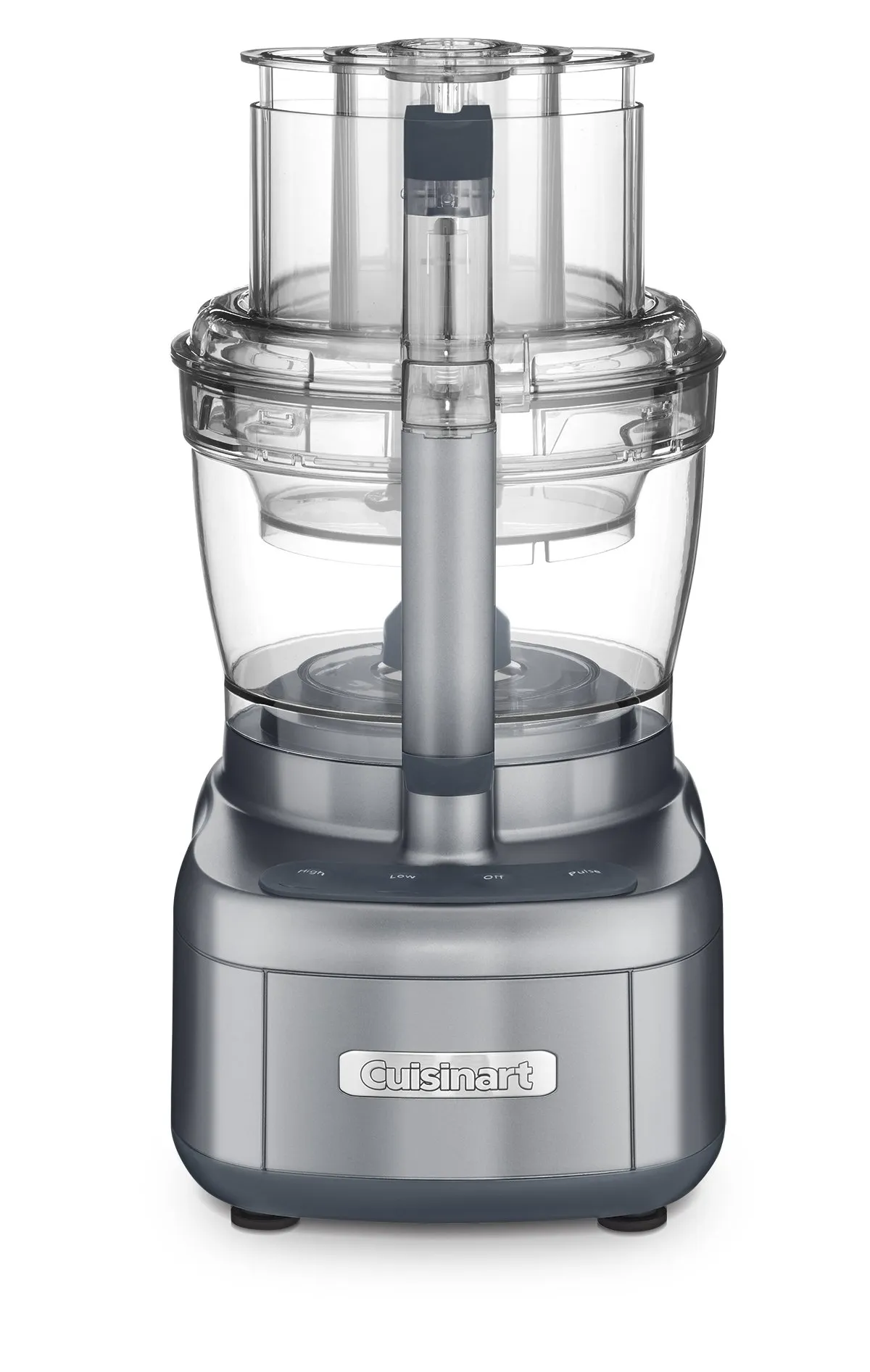 Cuisinart Elemental 13-Cup Food Processor with Dicing Disc, Gunmetal Finish, 550-Watt Power