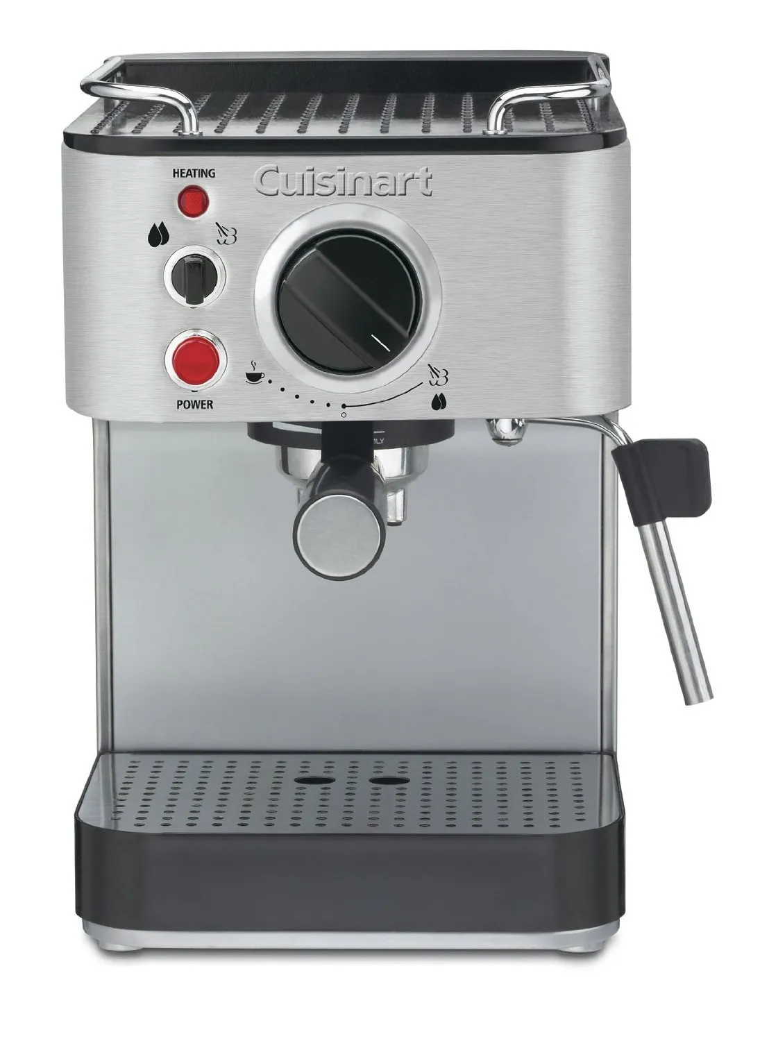 Cuisinart EM-100NP1 1.66 Quart Stainless Steel Espresso Maker with 15 Bars of Pressure