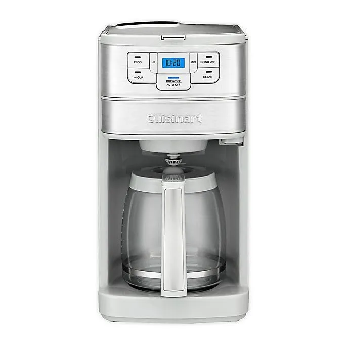 Cuisinart Stainless Steel 12-Cup Coffeemaker with 24-Hour Programmability, Grind and Brew