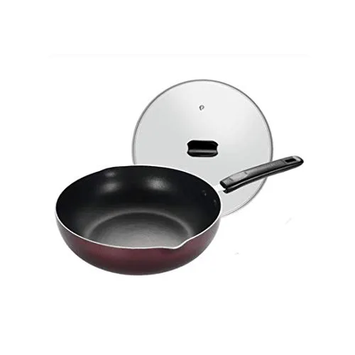 Cuisinart Stainless Steel Non-Stick Wok for Gas Induction, 12-Inch Kitchen Cooking Pot