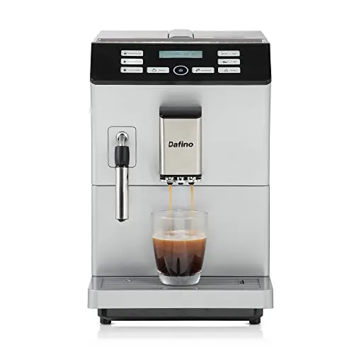 Eficentline-205 Fully Automatic Espresso Machine with Manual Milk Frother - Stainless Steel, Silver