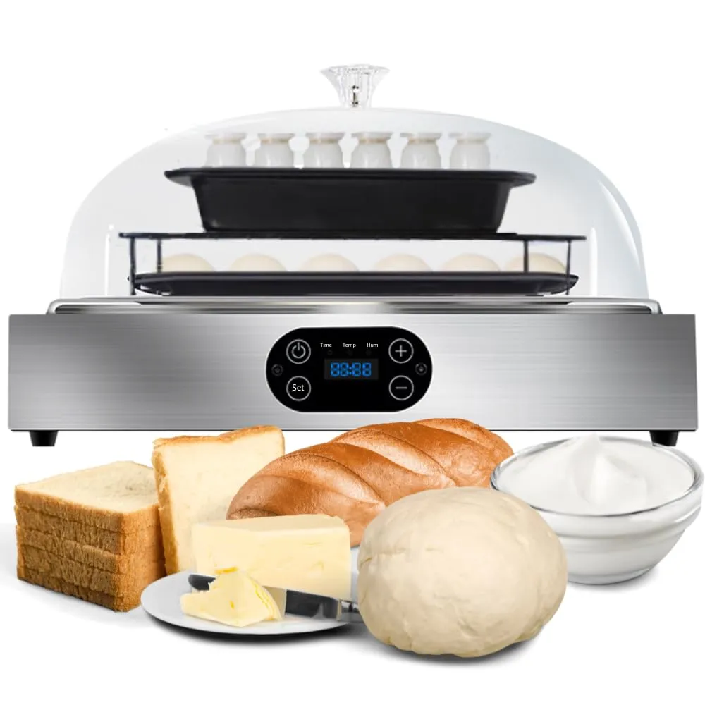 Electric Bread Dough Proofer Machine with Humidity Control, Temperature Control for Sourdough