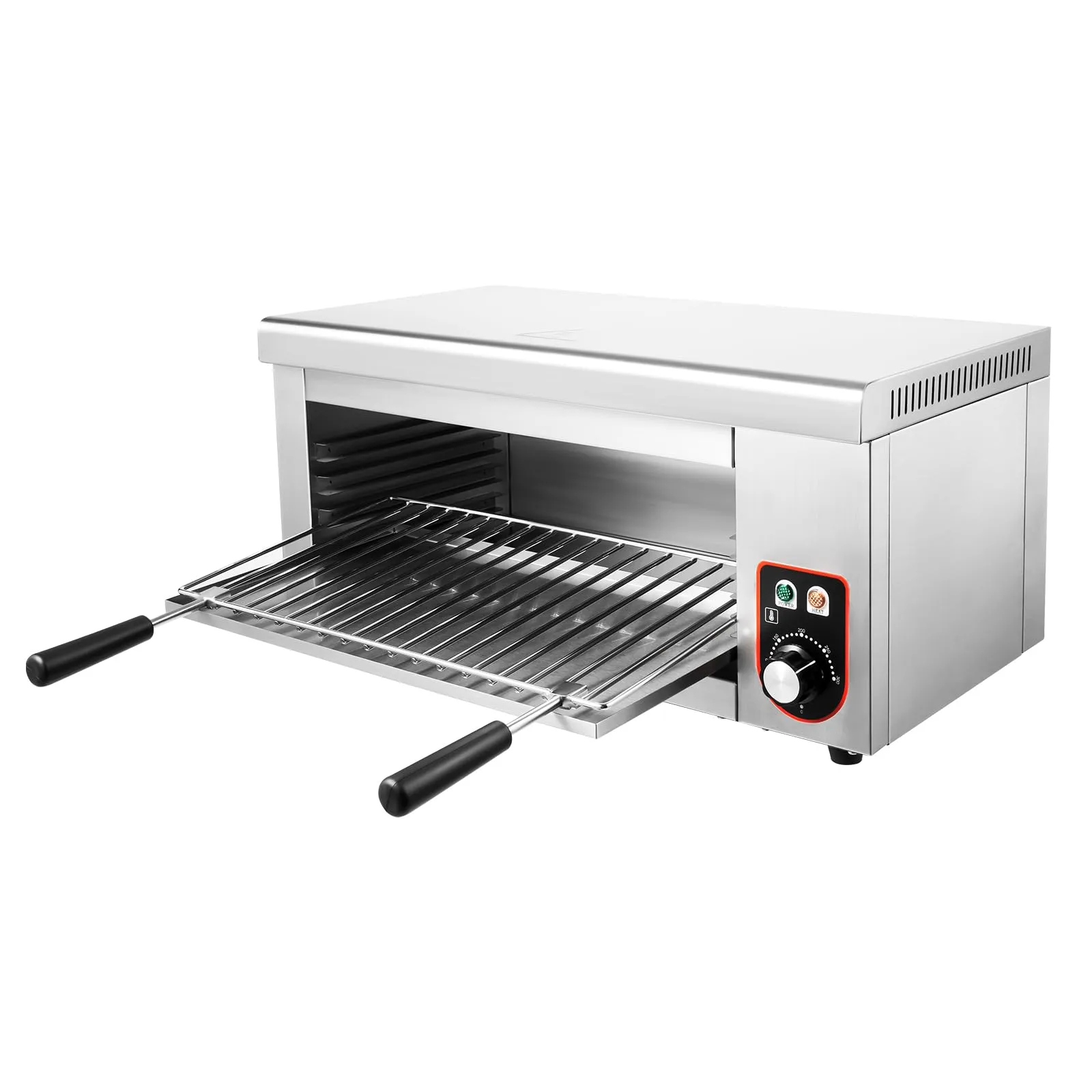 Electric Cheese Melter 110V Grill Oven - Stainless Steel, Adjustable Height, 1500W Power