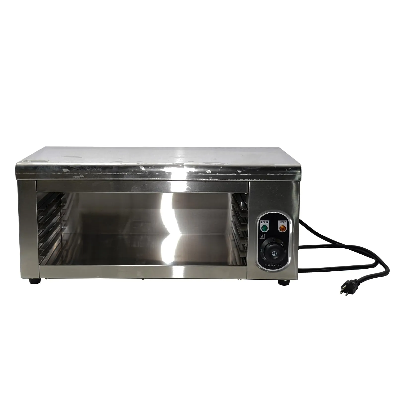 Electric Cheese Melter Grill 120-570°F Stainless Steel Salamander Broiler for Efficient Cooking