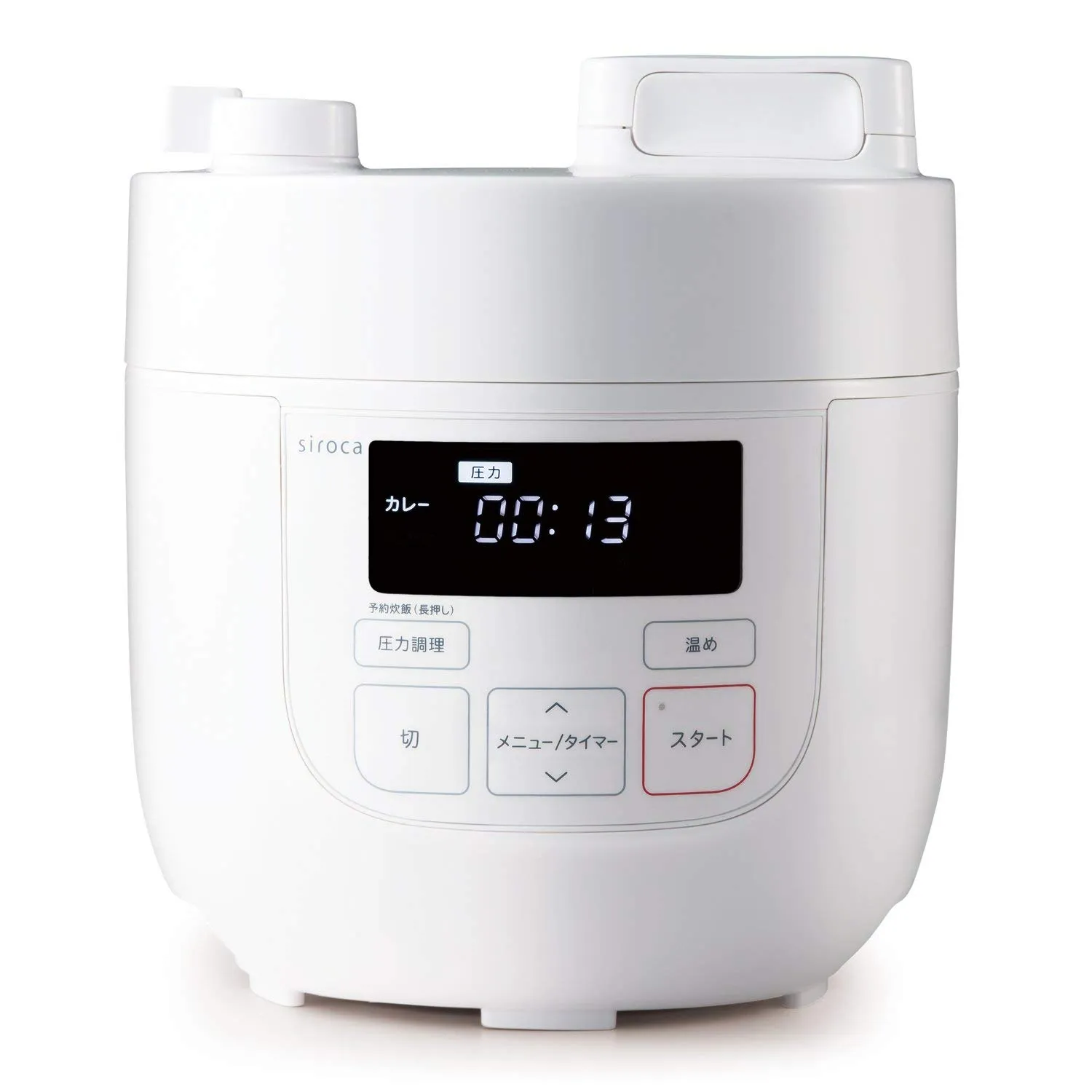 Electric Pressure Cooker SP-D121(W) White - Siroca, 5-in-1 Functions for Delicious Cooking