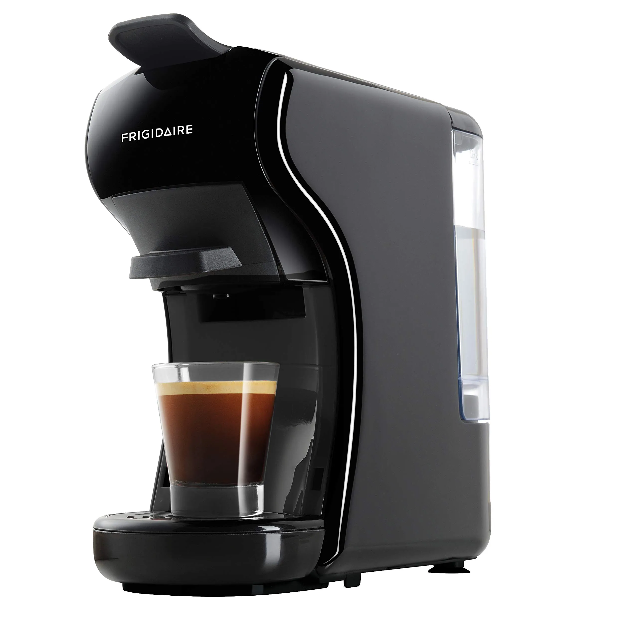 FRIGIDAIRE ECMN103-BLACK Multi Capsule Coffee Maker for Nespresso & Dolce Gusto, 7L, Black