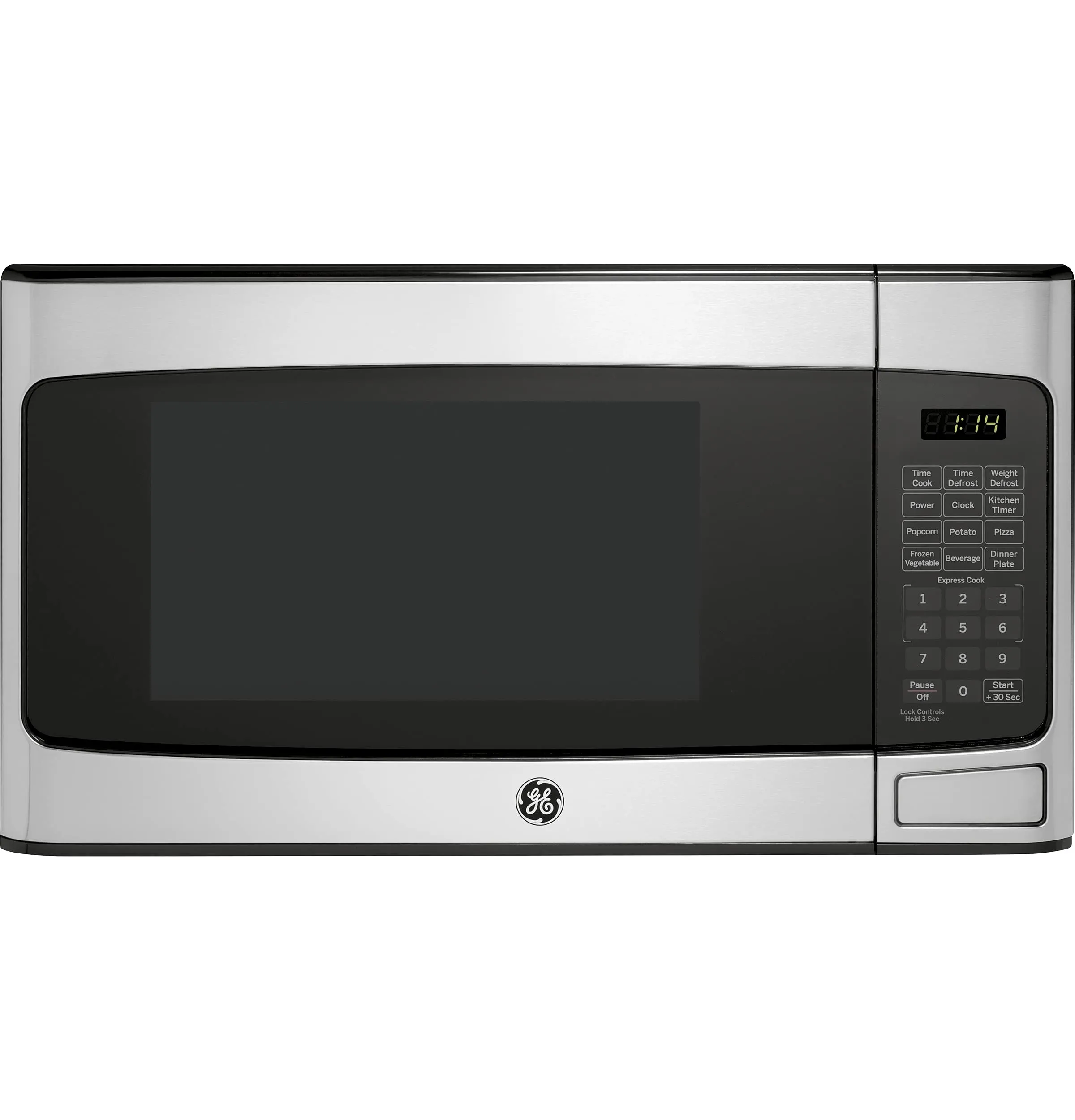 GE JESP113SPSS Countertop Microwave Oven, 1.1 Cu. Ft, Stainless Steel, 950 Watts Power