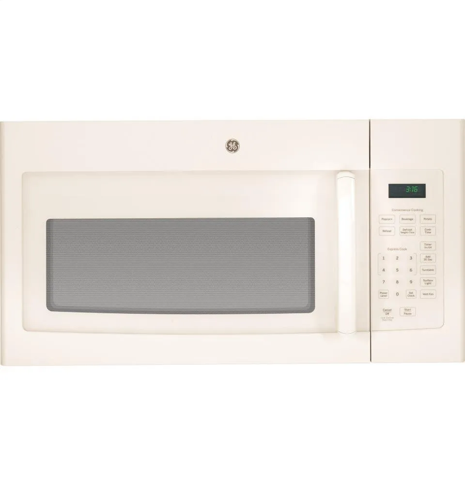 GE JVM3160DFCC 1.6 Cu. Ft. Over-The-Range Microwave Oven, Bisque, 1000 Watts, Durable Features