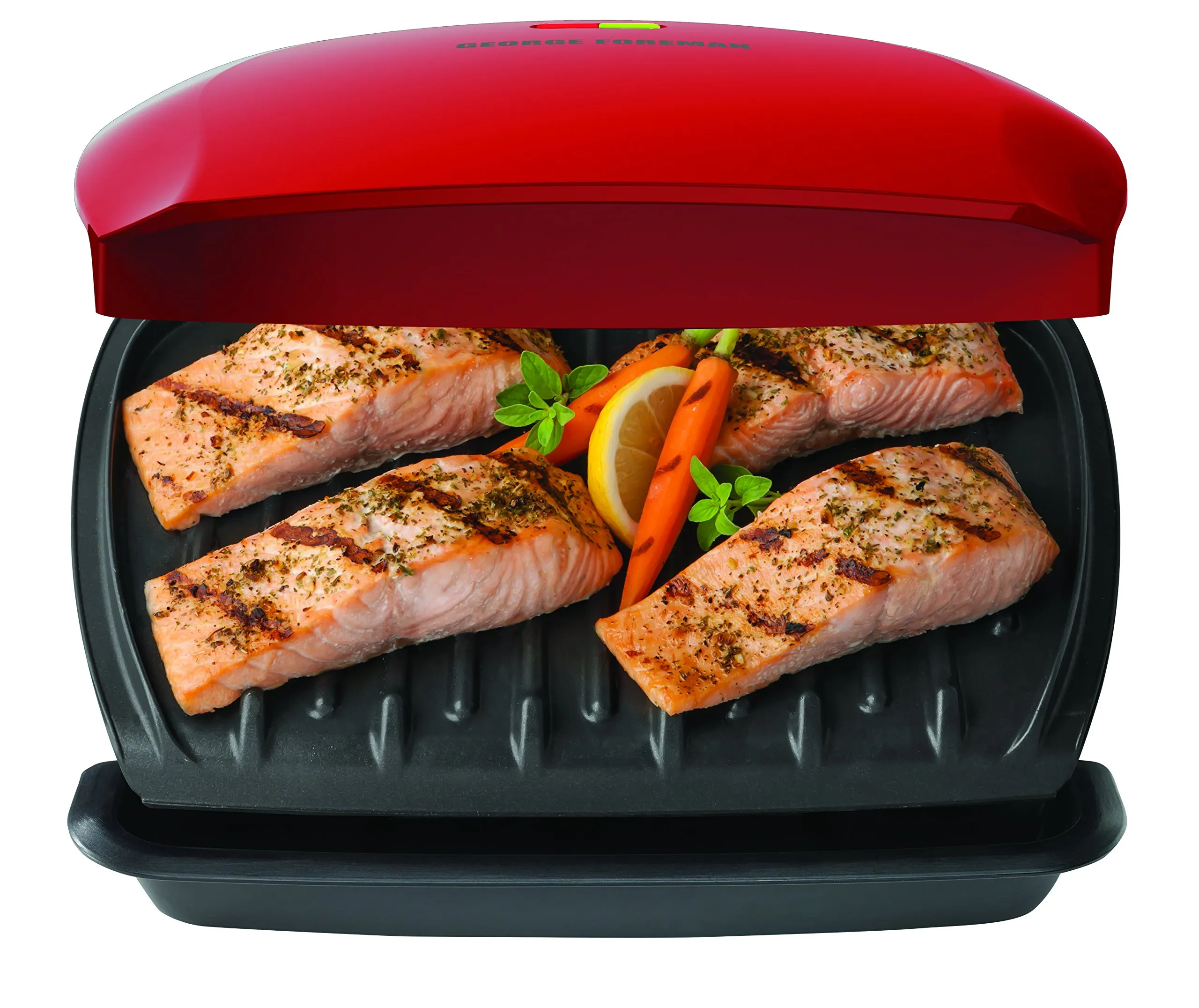 George Foreman 5-Serving Classic Plate Grill - Nonstick, Powerful, Space-Saving Design