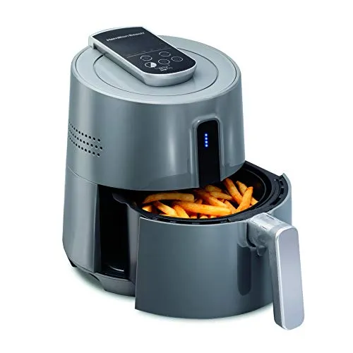 Hamilton Beach 2.5L Digital Air Fryer Gray Stainless Steel with 6 Pre-Programmed Settings