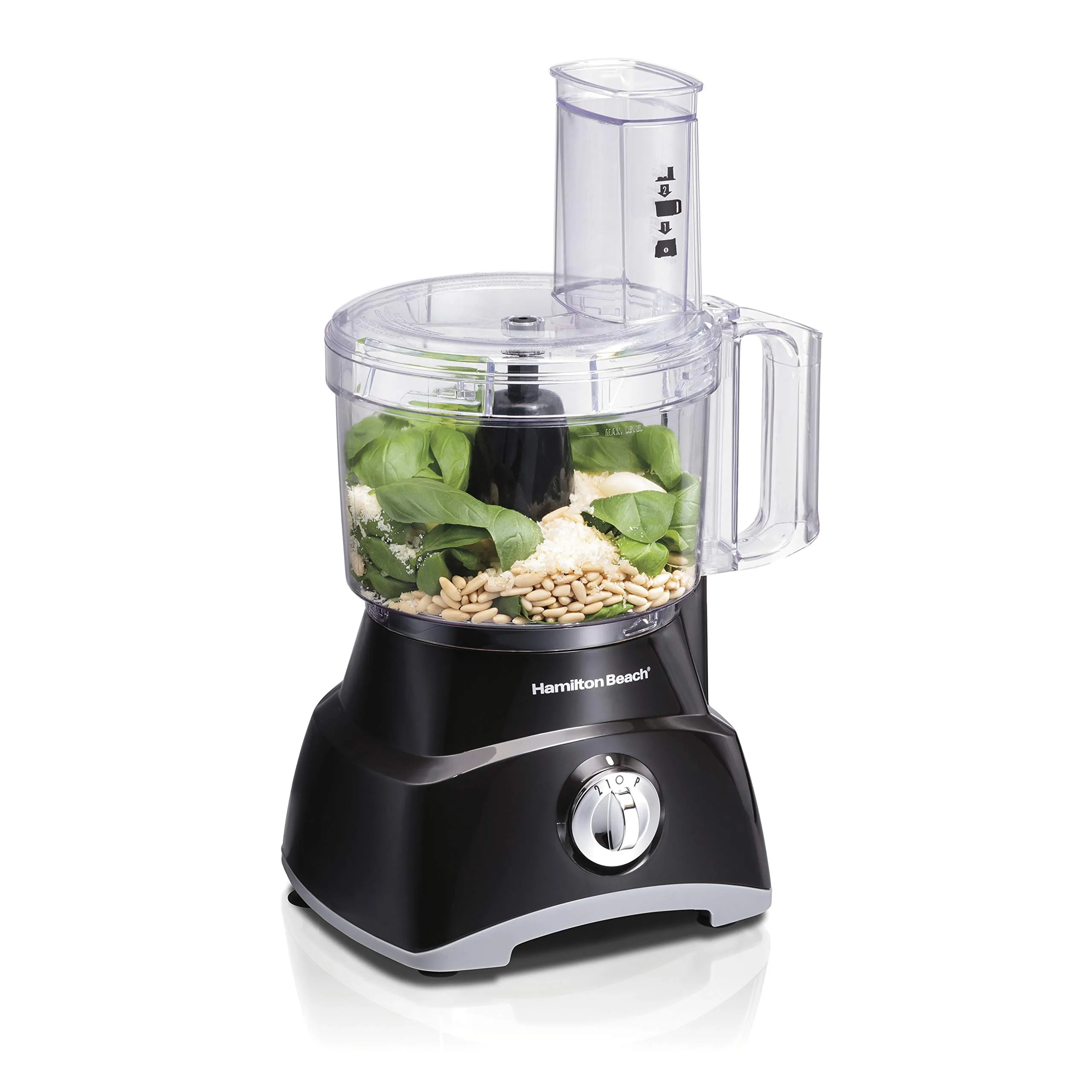 Hamilton Beach 8-Cup Food Processor & Vegetable Chopper, Black - Slicing, Shredding, Mincing