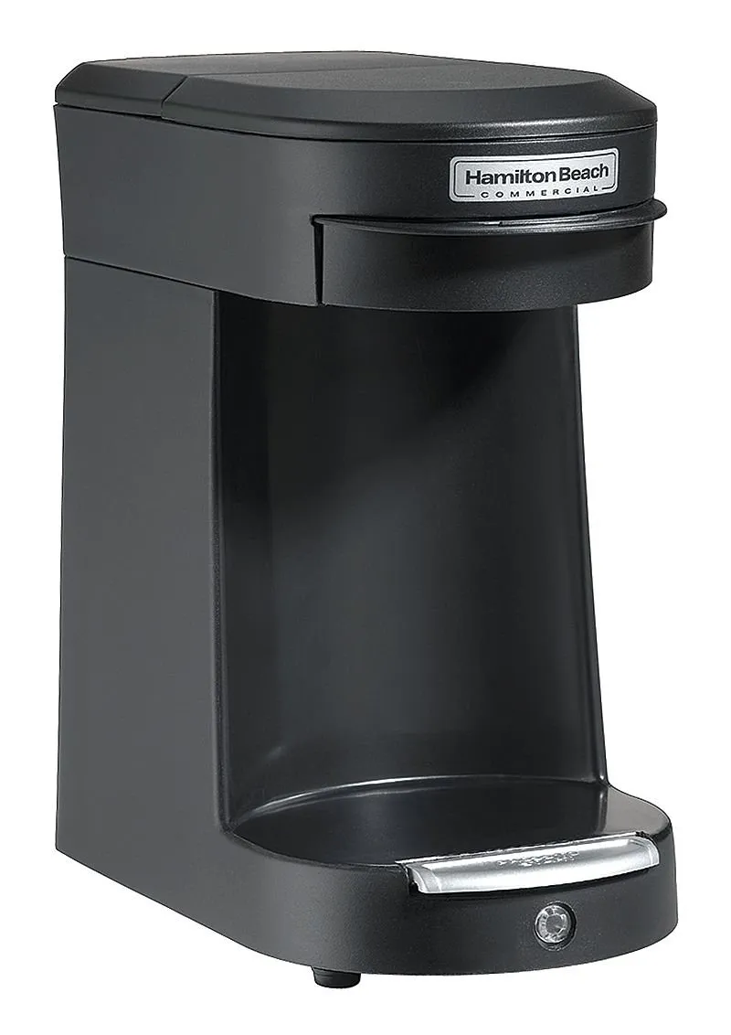 Hamilton Beach Commercial 1 Cup Pod Coffeemaker, Black – Fast Single Serve Coffee Brewer