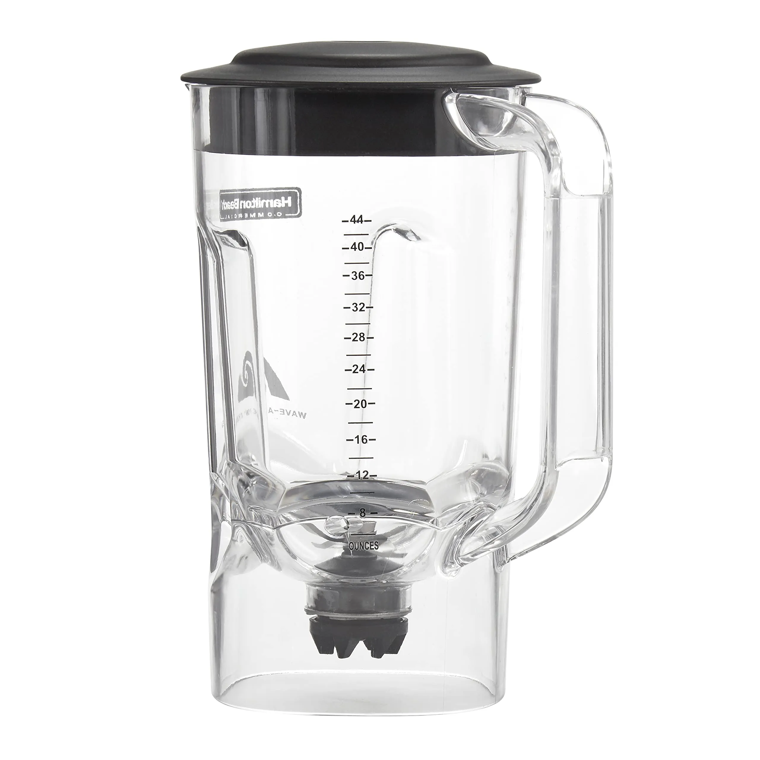 Hamilton Beach Commercial Blender 908R 44 oz Polycarbonate Container with Stainless Steel Blades