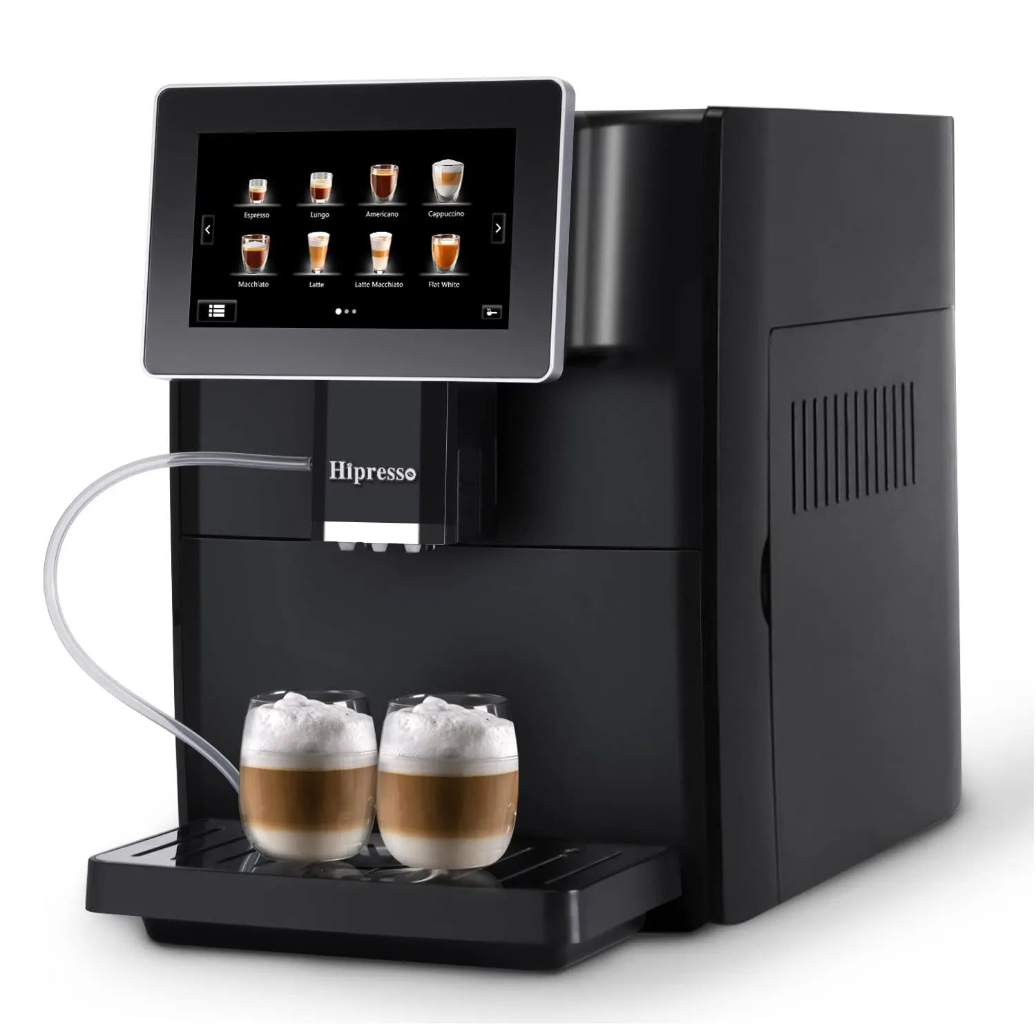 Hipresso Super Fully Automatic Espresso Coffee Machine 19 Bar Pressure with 7' Touchscreen