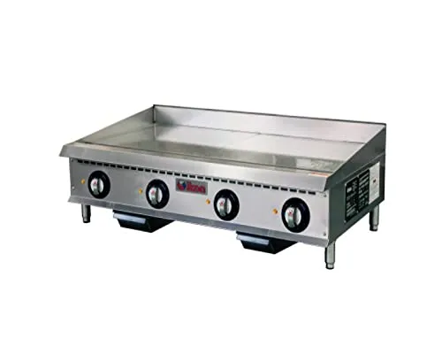 IKON ITG-48E 48' Countertop Electric Griddle with 4 U-Shape Burners, Stainless Steel, 208V/240V