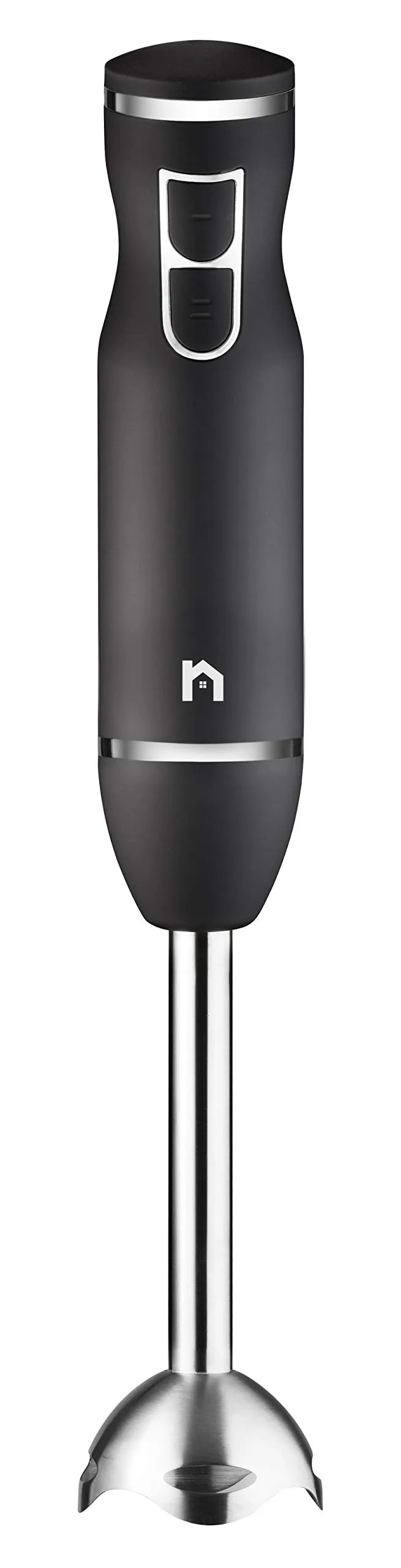 Immersion Hand Blender 2 Speed Stick Mixer, 300 Watts, Stainless Steel Blade, Black